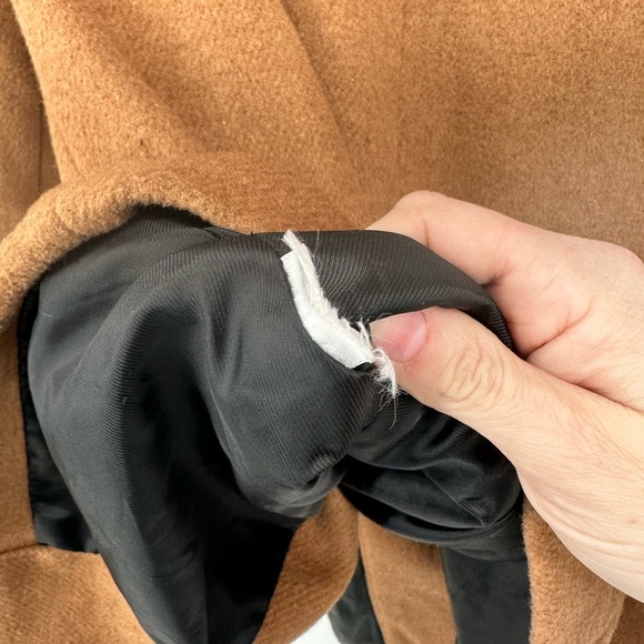 C. Luce Faux Leather Accent Coat - Picture 7 of 7